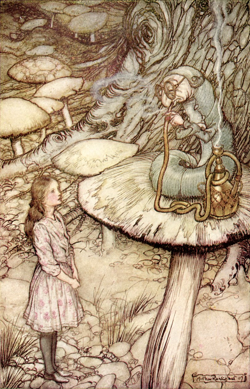 Alices äventyr i Underlandet av Lewis Carroll av Arthur Rackham