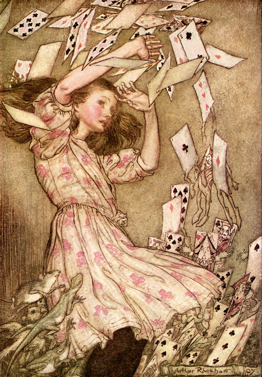 Alices äventyr i Underlandet av Lewis Carroll av Arthur Rackham