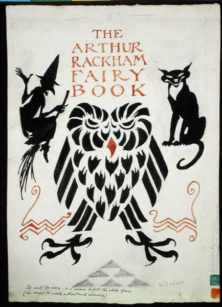 An Owl, a Witch and her Cat, främre omslaget till 