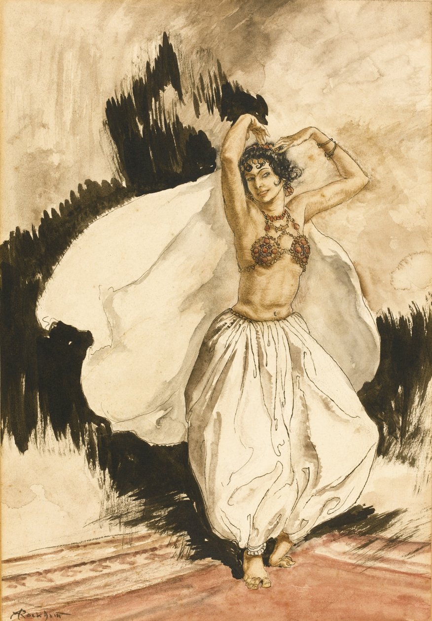 Anitras dans. Illustration till Peer Gynt av Henrik Ibsen av Arthur Rackham