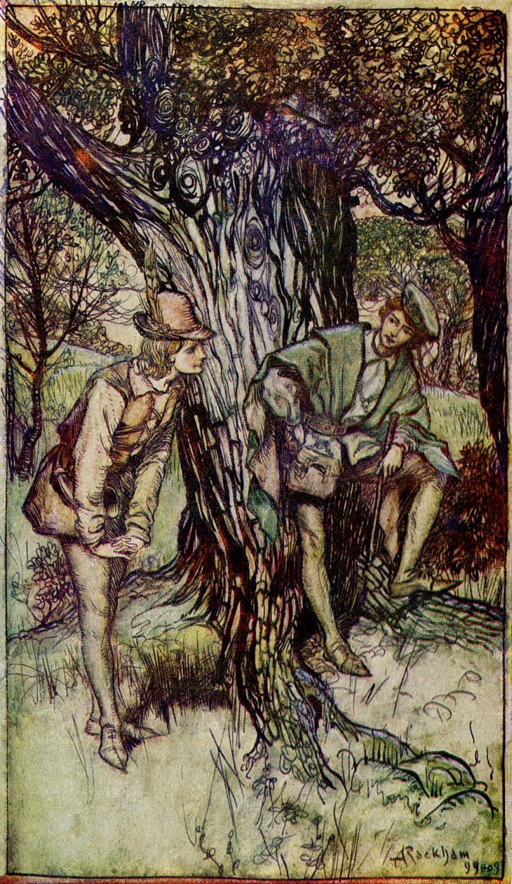 Som du gillar det av William Shakespeare av Arthur Rackham