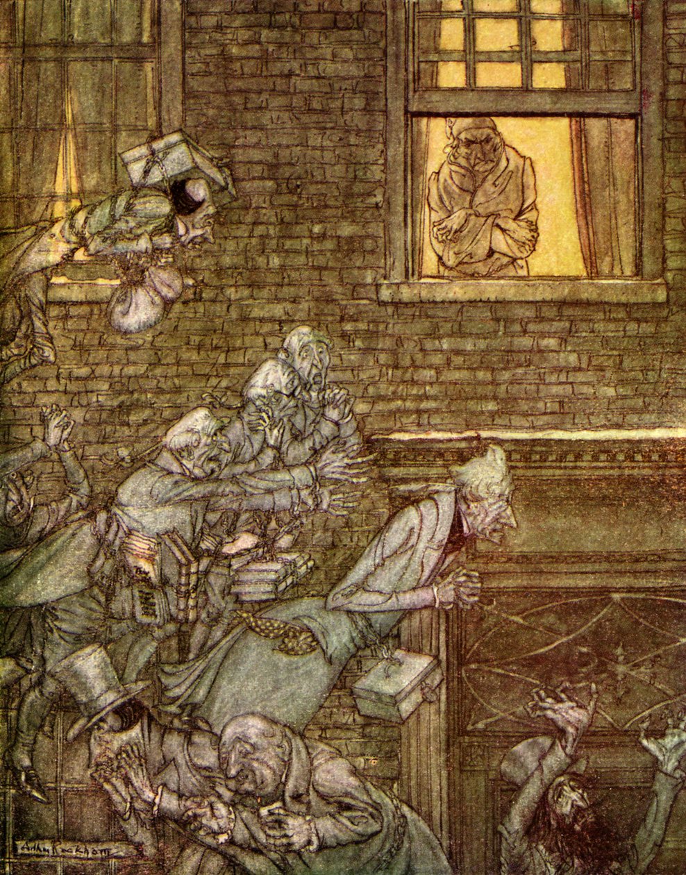 Charles Dickens A Christmas Carol av Arthur Rackham