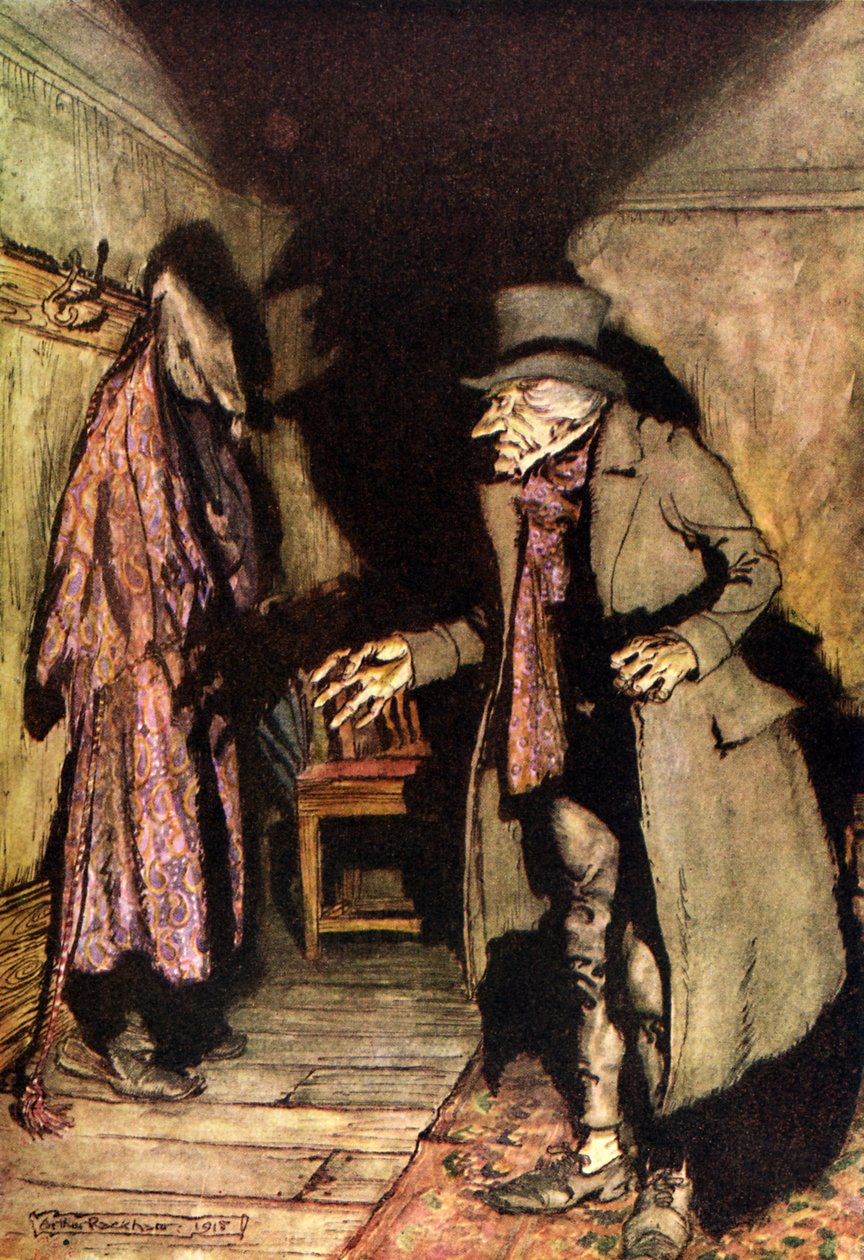 Charles Dickens A Christmas Carol av Arthur Rackham