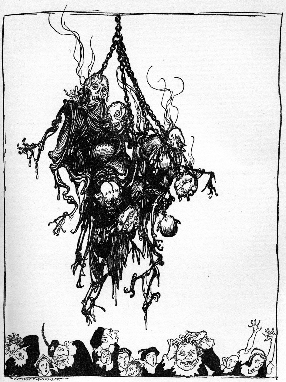 "Hop-Frog" av Edgar Allan Poe av Arthur Rackham