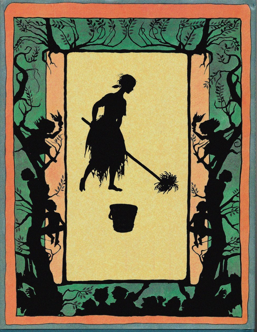 Illustration för Saga Askungen av Arthur Rackham