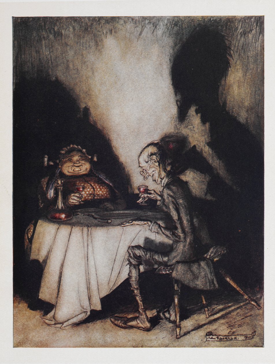Jack Sprat och hans fru av Arthur Rackham