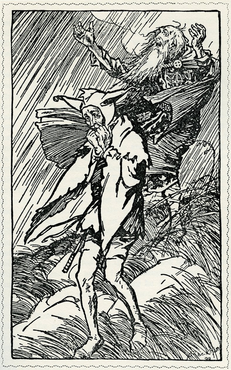King Lear av William Shakespeare av Arthur Rackham