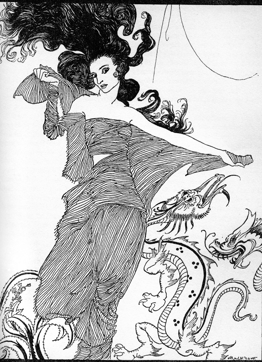 "Legia" av Edgar Allan Poe av Arthur Rackham