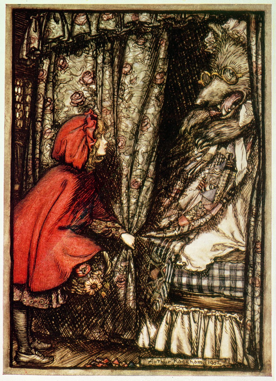 Lilla Rödluvan av Arthur Rackham