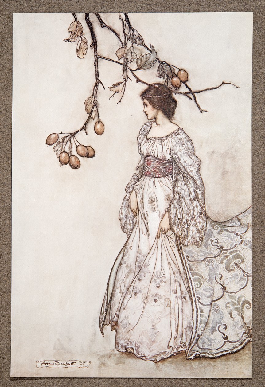 Ser väldigt odansigt ut... från Peter Pan i Kensington Gardens av J M Barrie (1860 - 1937), pub. 1906 av Arthur Rackham
