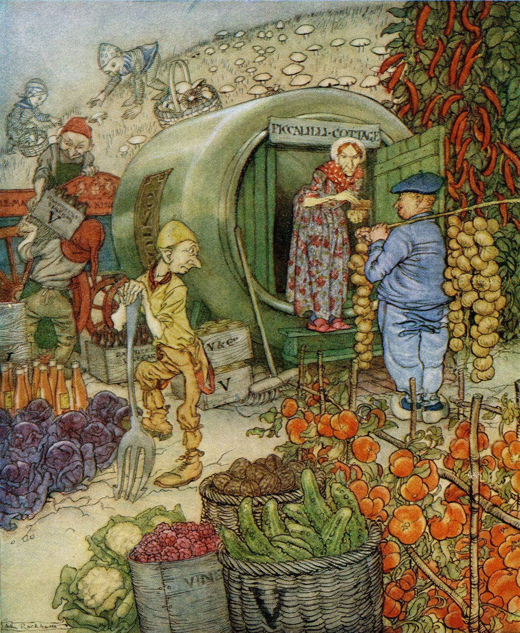 Herr och fru Vinäger av Arthur Rackham