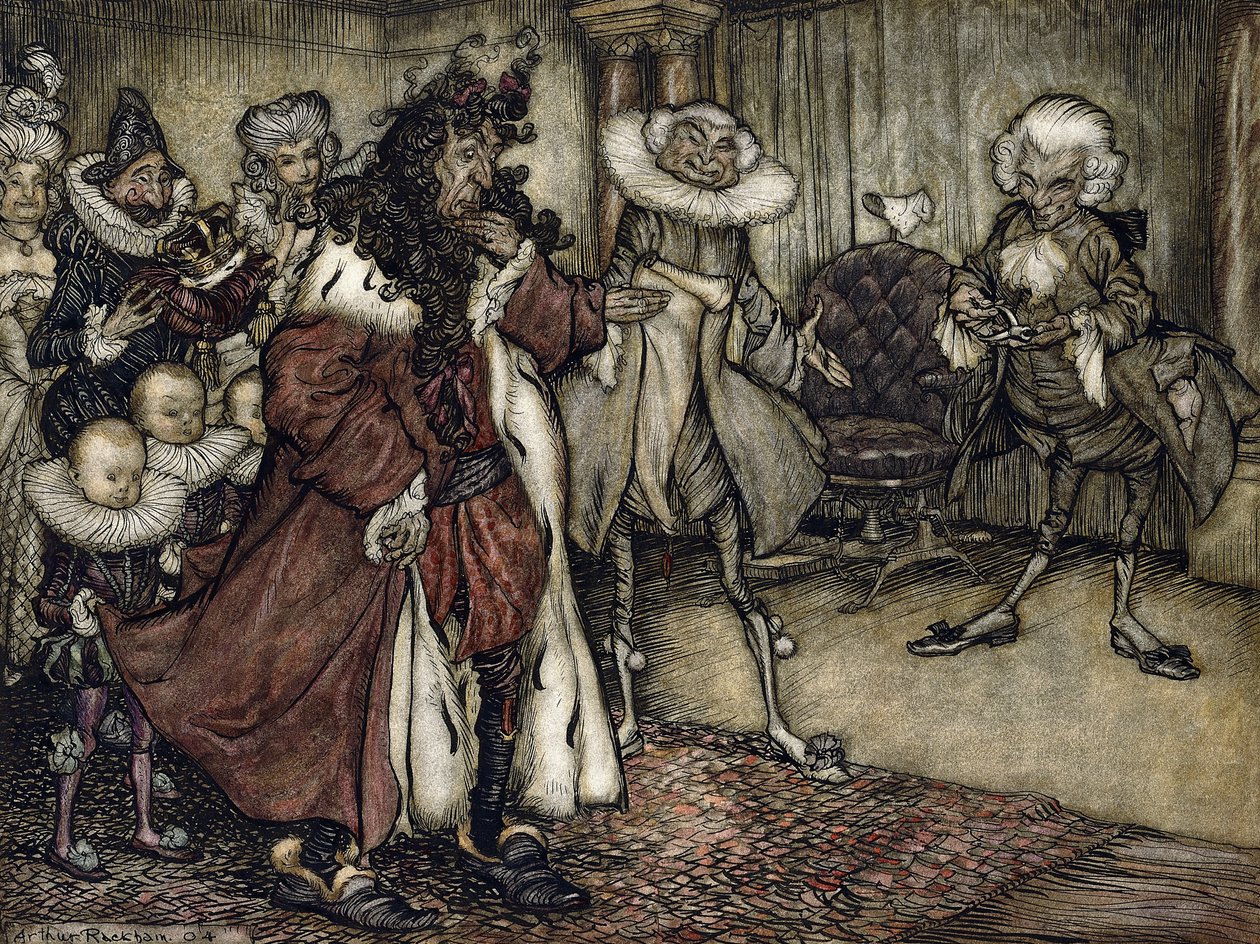 Förbereder kungen, av Arthur Rackham