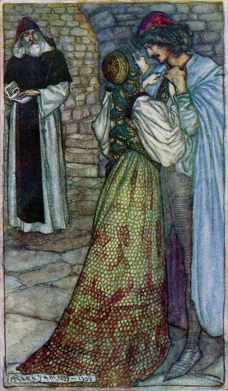 Romeo och Julia av William Shakespeare av Arthur Rackham