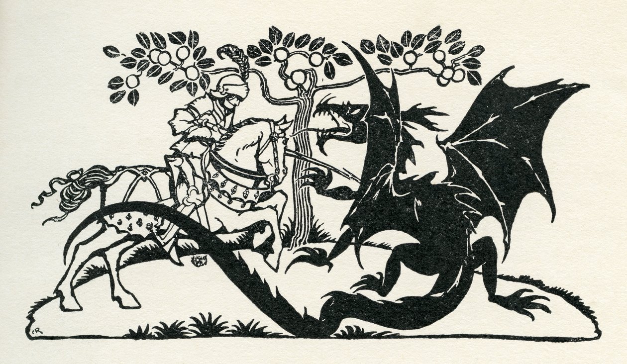 St George of Merrie England av Arthur Rackham