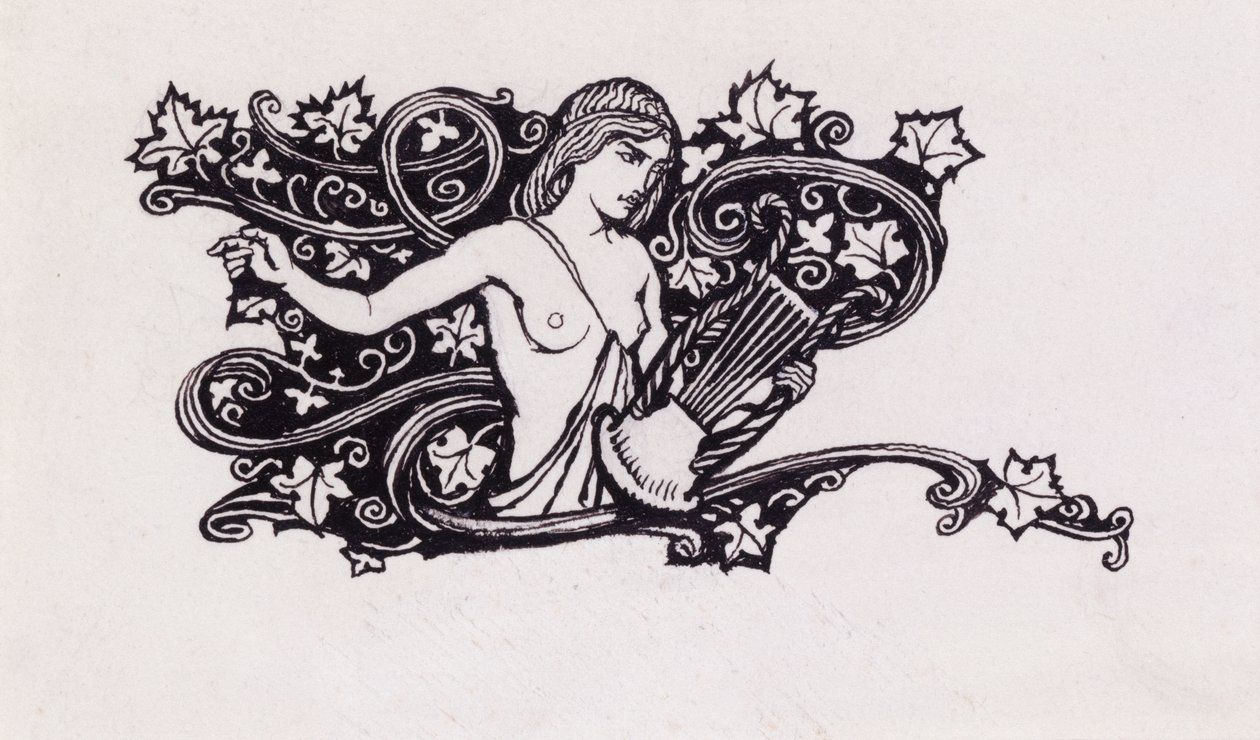 Sweetest Echo, Sweetest Nymph, illustration från Comus, av John Milton (1608-74), version publicerad 1921 av Arthur Rackham