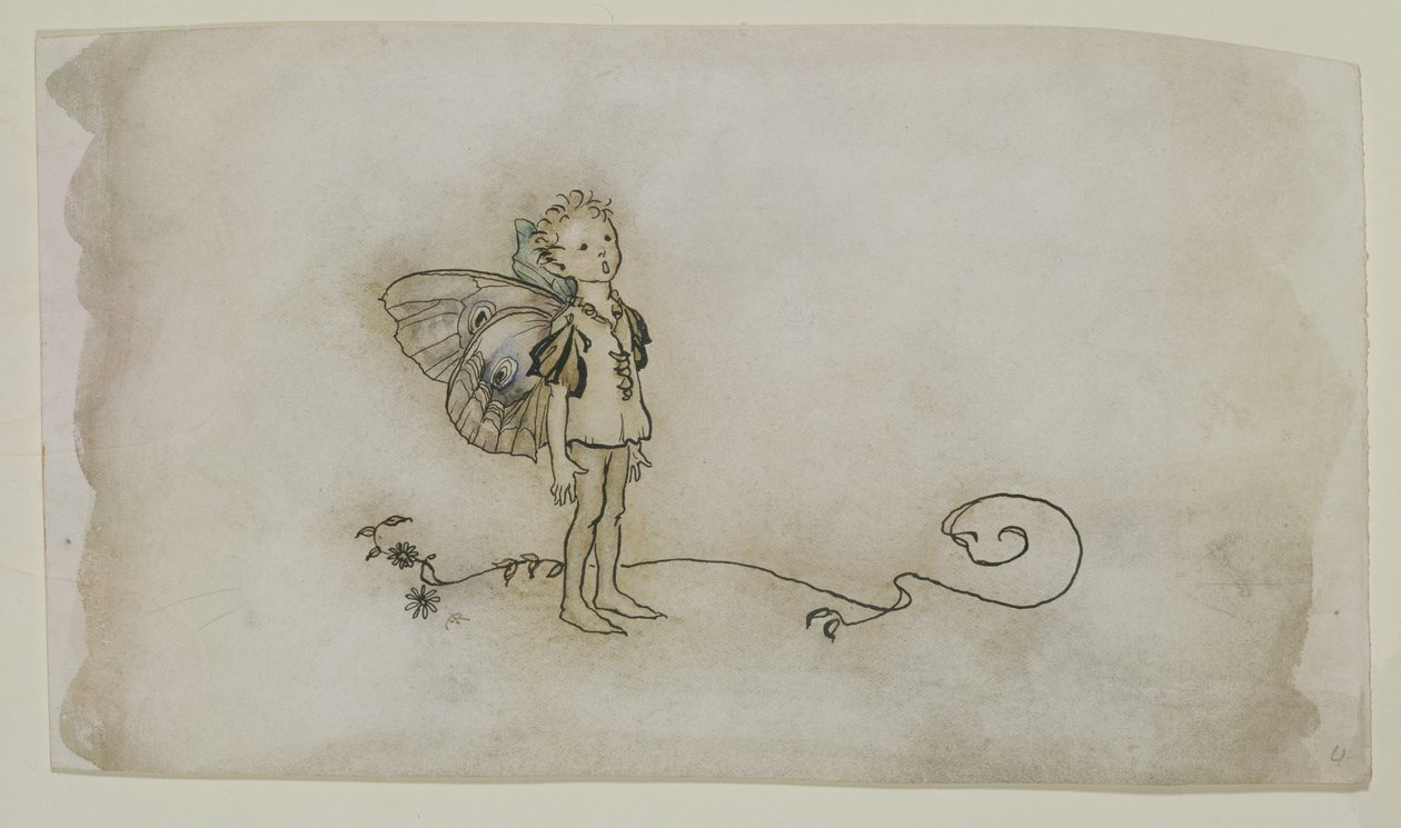 The Fairies Thing, från En midsommarnattsdröm, publicerad 1908 (penna och bläck & wc på papper) av Arthur Rackham