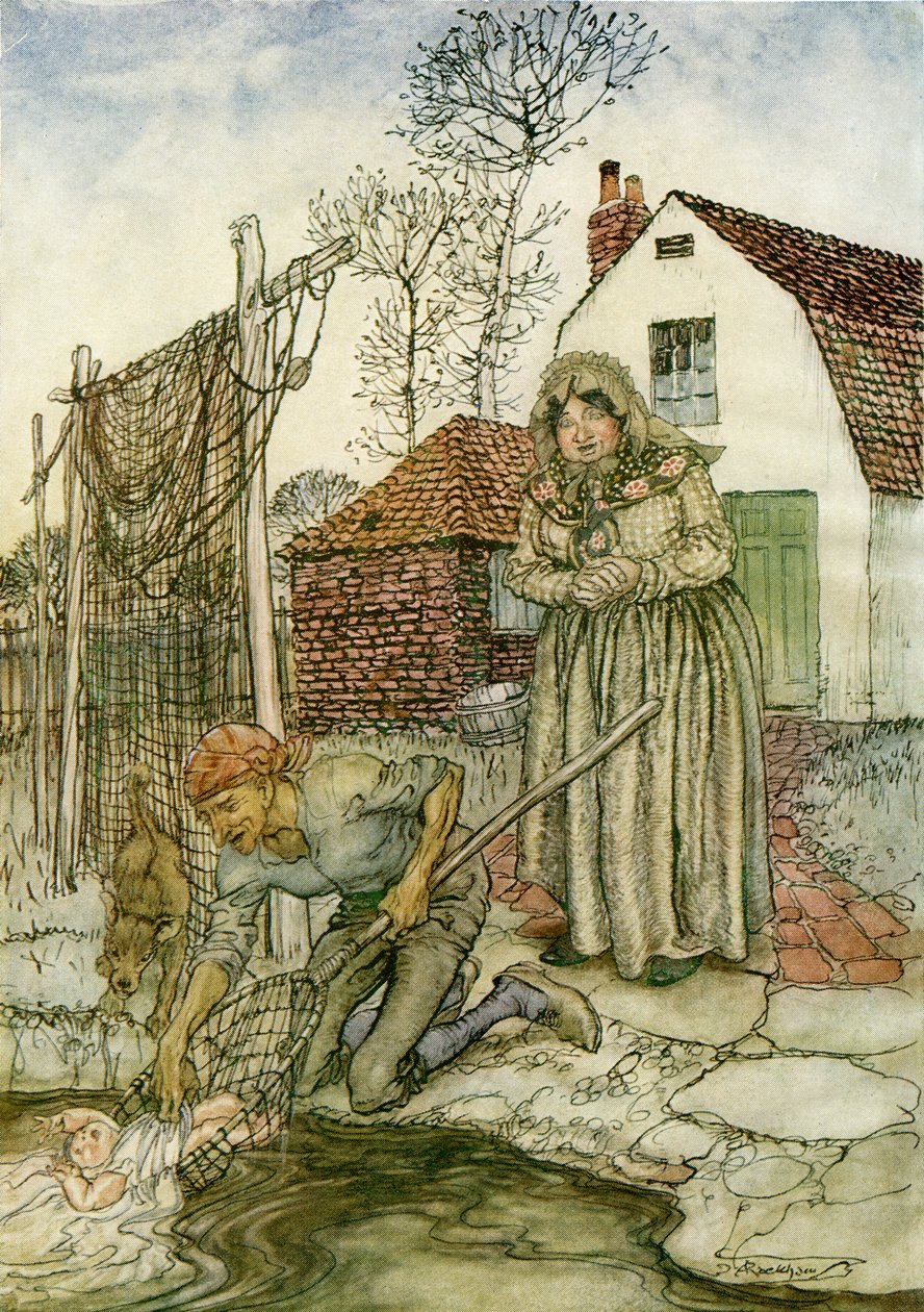 Fisken och ringen av Arthur Rackham