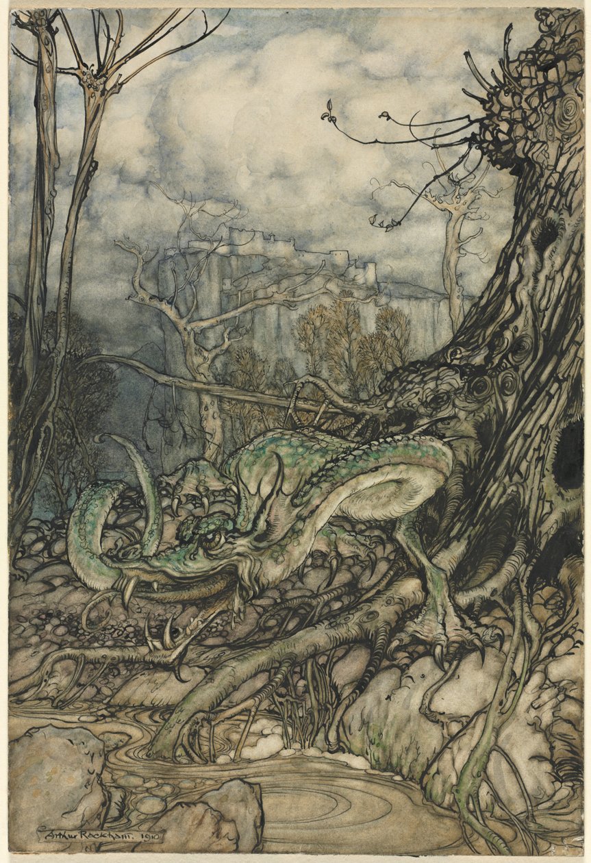Den gröna draken av Arthur Rackham