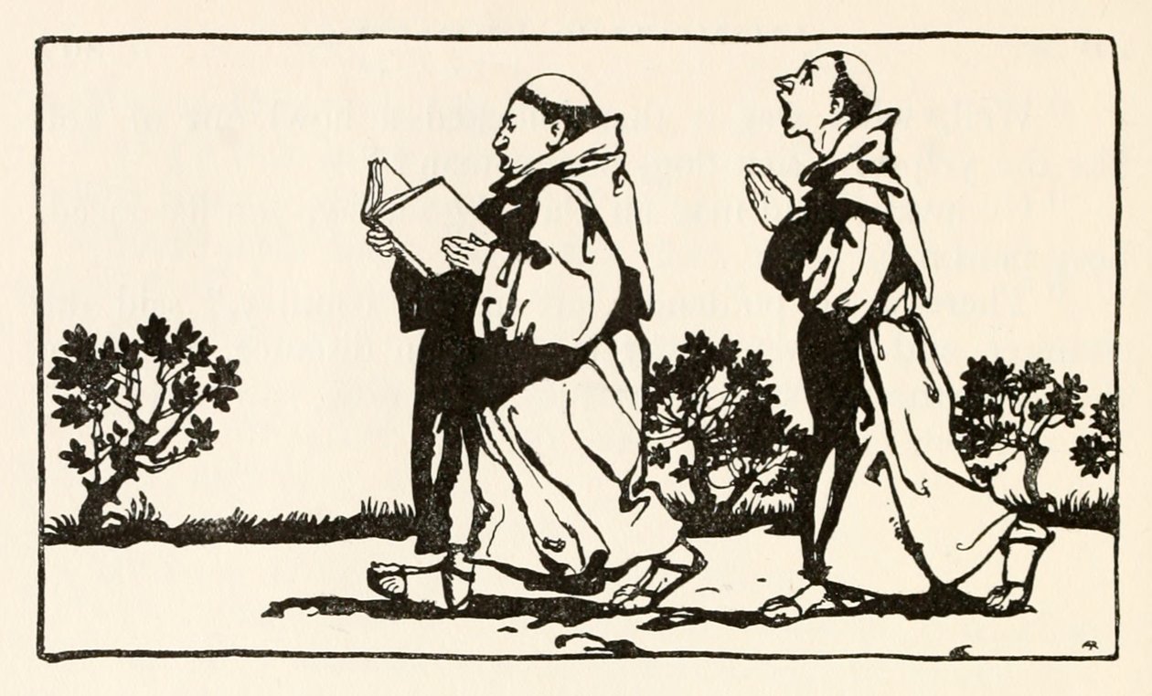 The Hag satt mot väggen, från Morgans Frenzy in Irish Fairy Tales av Arthur Rackham
