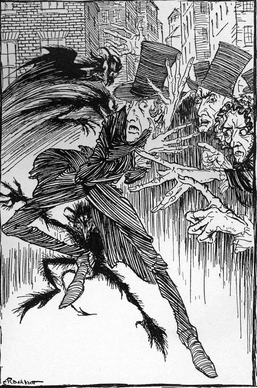 "The Imp of the Perverse" av Edgar Allan Poe av Arthur Rackham