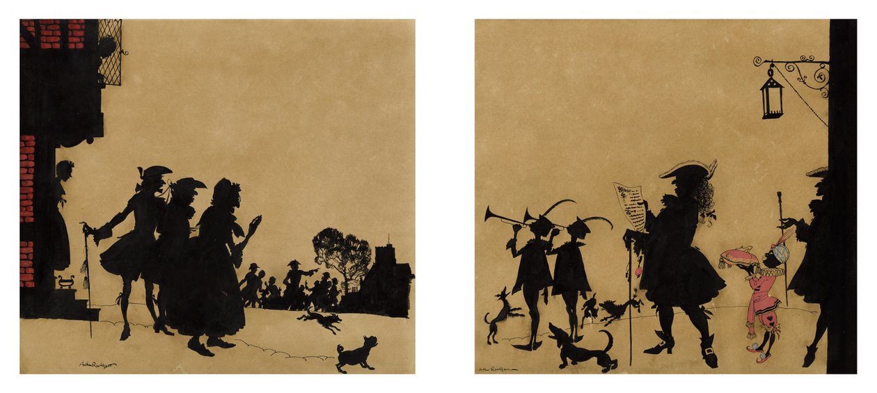 Die Verkündigung [aus Aschenputtel] av Arthur Rackham