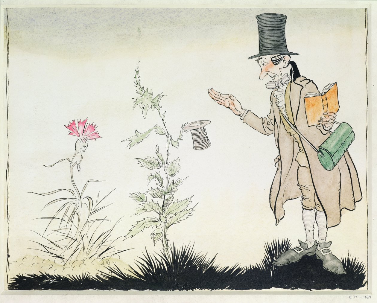 Professorn tål inte sånt, illustration till 