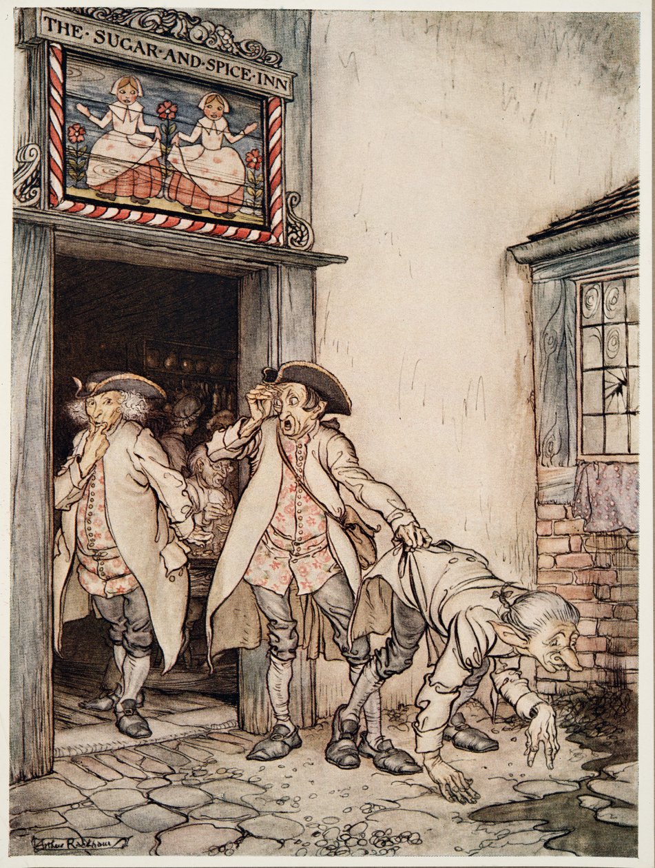 The Three Army Surgeons, från Little Brother & Little Sister and Other Tales by the Brothers Grimm, pub.1917 av Arthur Rackham