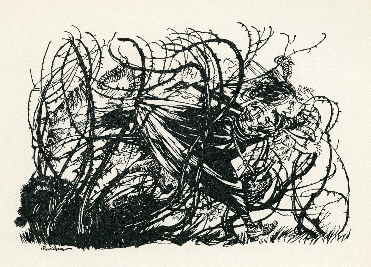 Brunnens tre huvuden av Arthur Rackham
