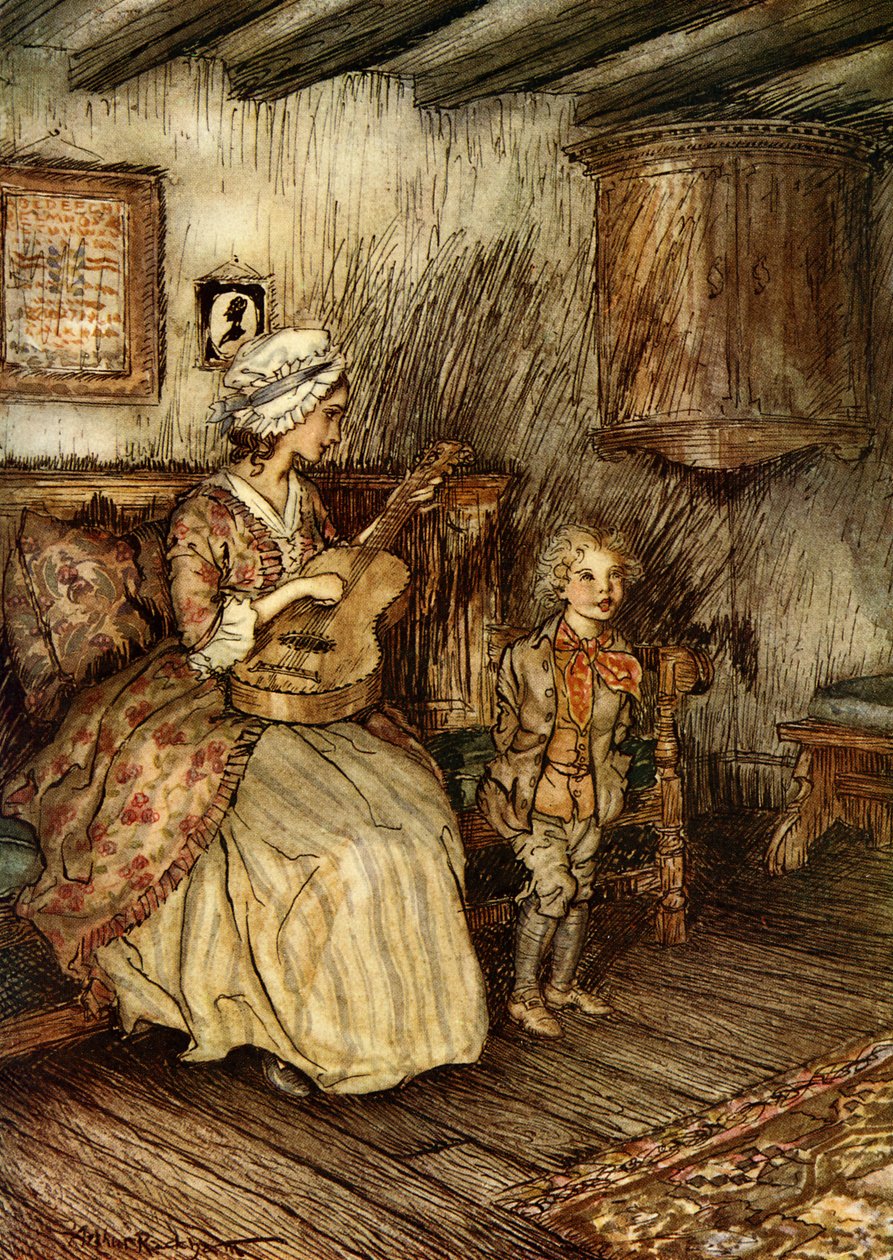 Vicar of Wakefield av Arthur Rackham
