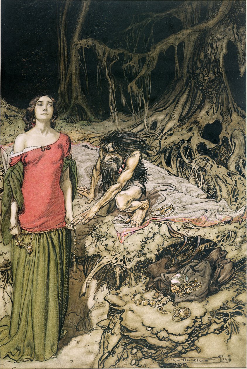 The Wooing of Grimhilde, mama ya Hagen kutoka 