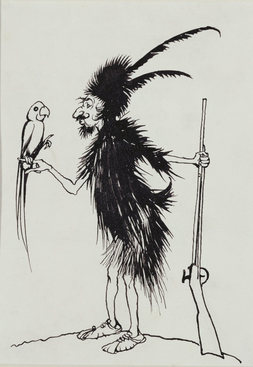 Ting-a-Ting Tang Stackars gamla Robinson Crusoe av Arthur Rackham
