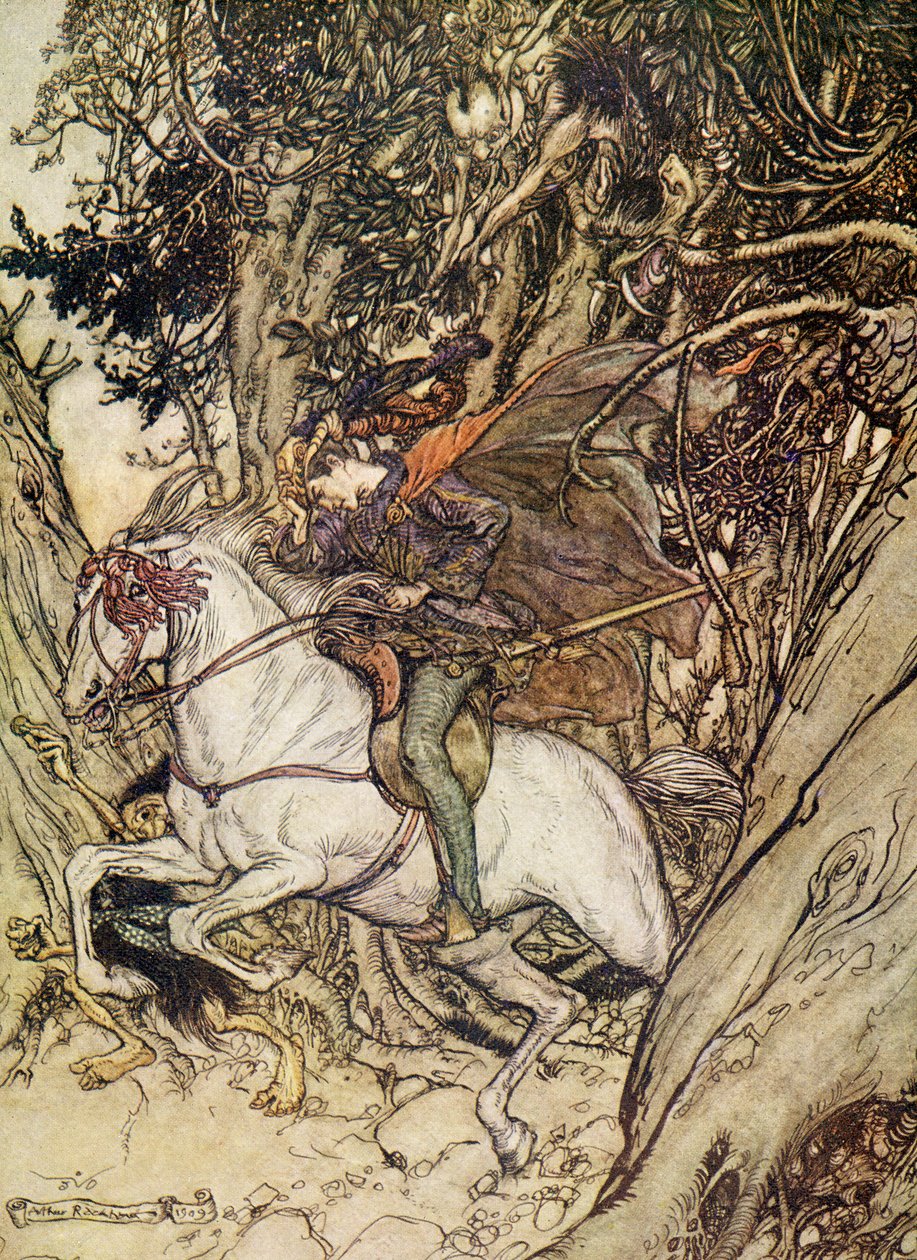 Undine av Friedrich de la Motte Fouque av Arthur Rackham