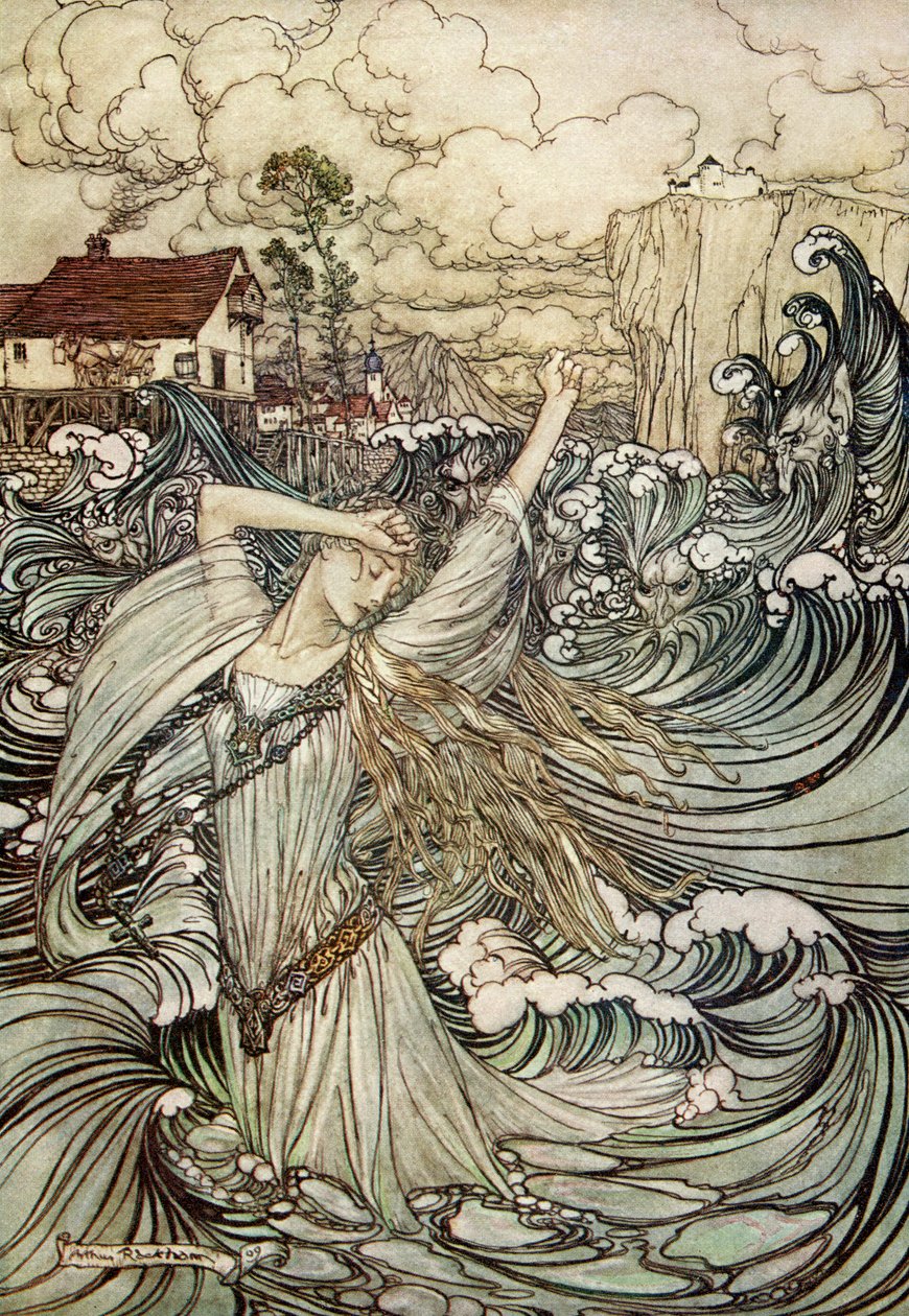 Undine av Friedrich de la Motte Fouque av Arthur Rackham