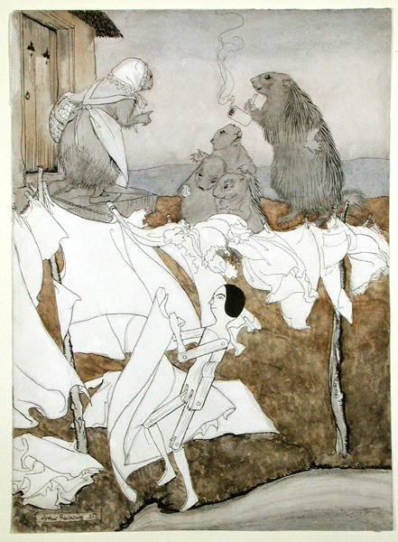 Undine, studie för 