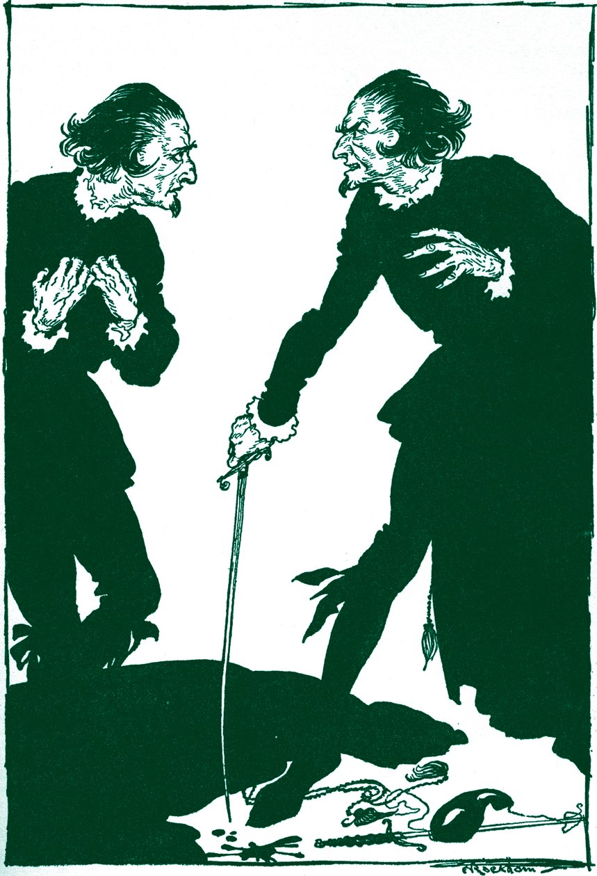 "William Wilson" av Edgar Allan Poe av Arthur Rackham