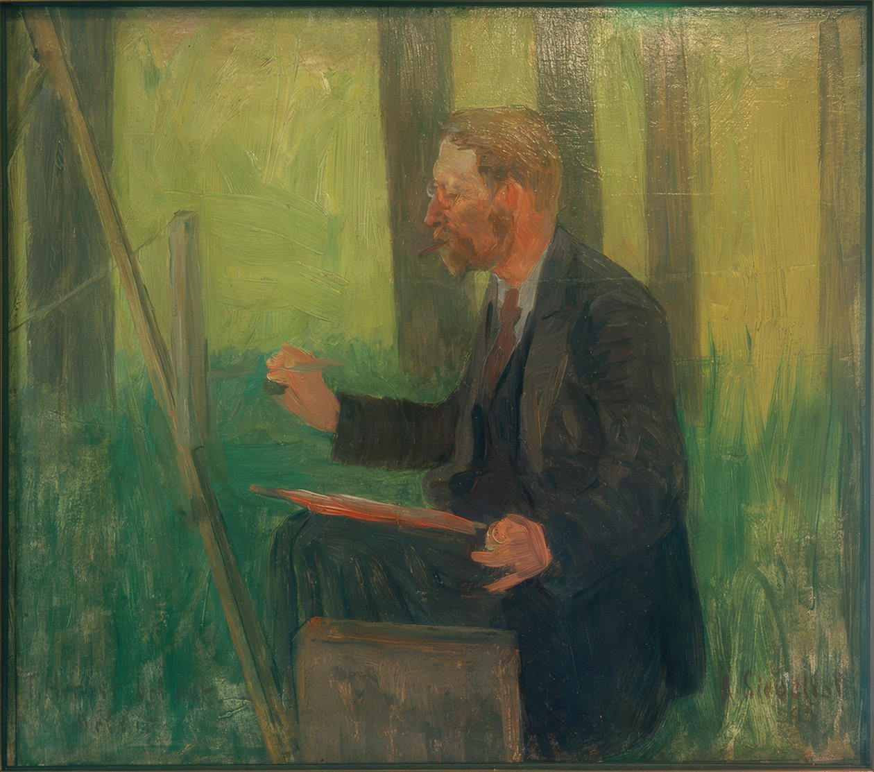 Thomas Herbst på jobbet av Arthur Siebelist