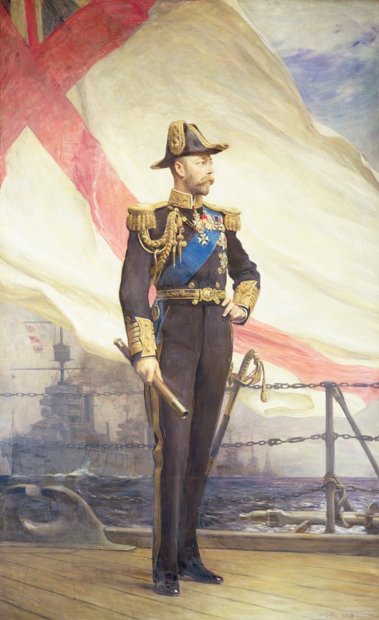 Kung George V av Arthur Stockdale Cope