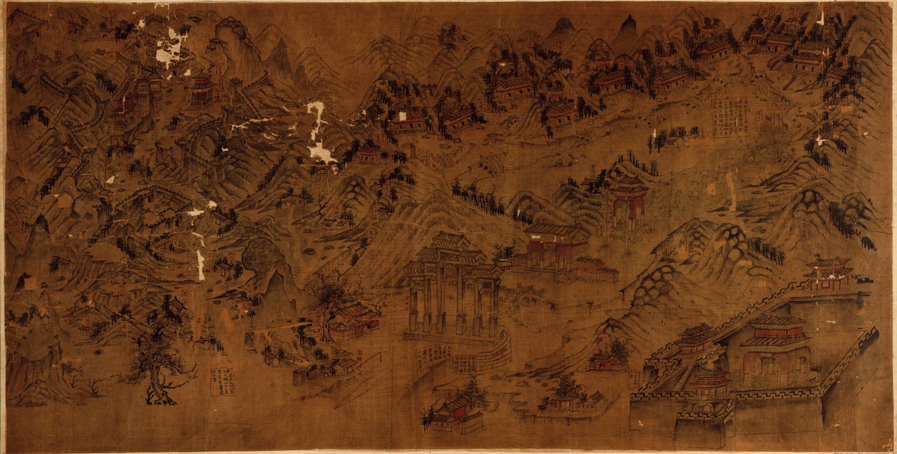 [Karta över Ming Tombs]. av Arthur W. Hummel