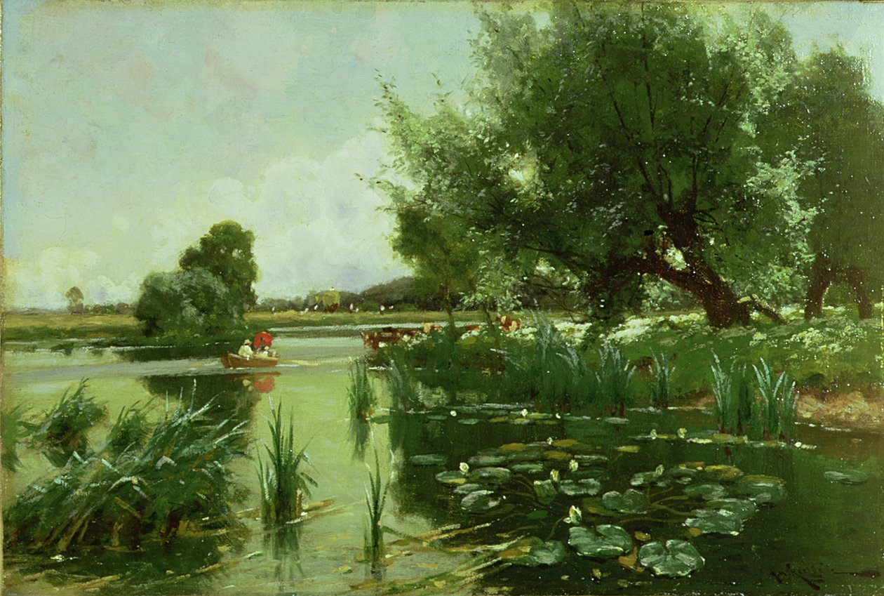 Sommar, en av en uppsättning av fyra årstiders detalj av 81295 av Arthur Walker Redgate