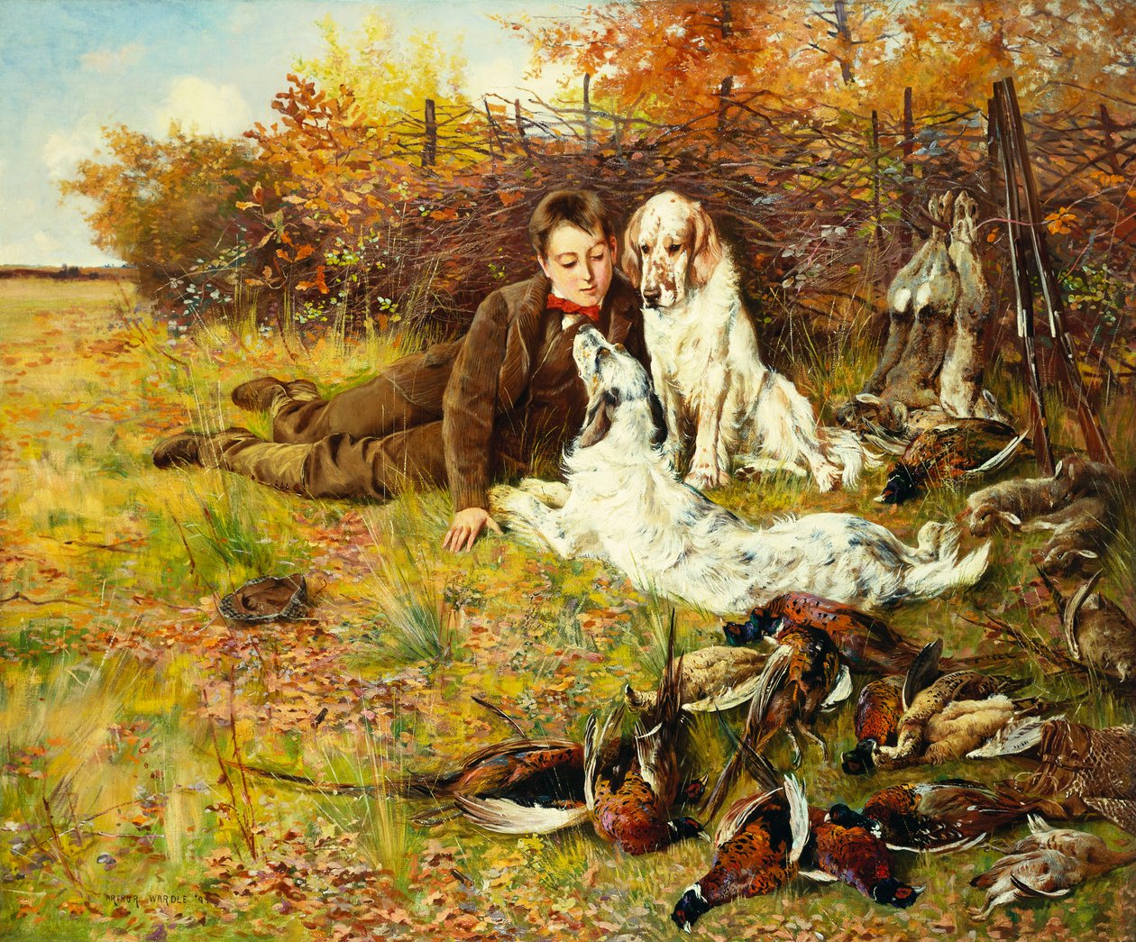 Slutet på dagens fotografering av Arthur Wardle