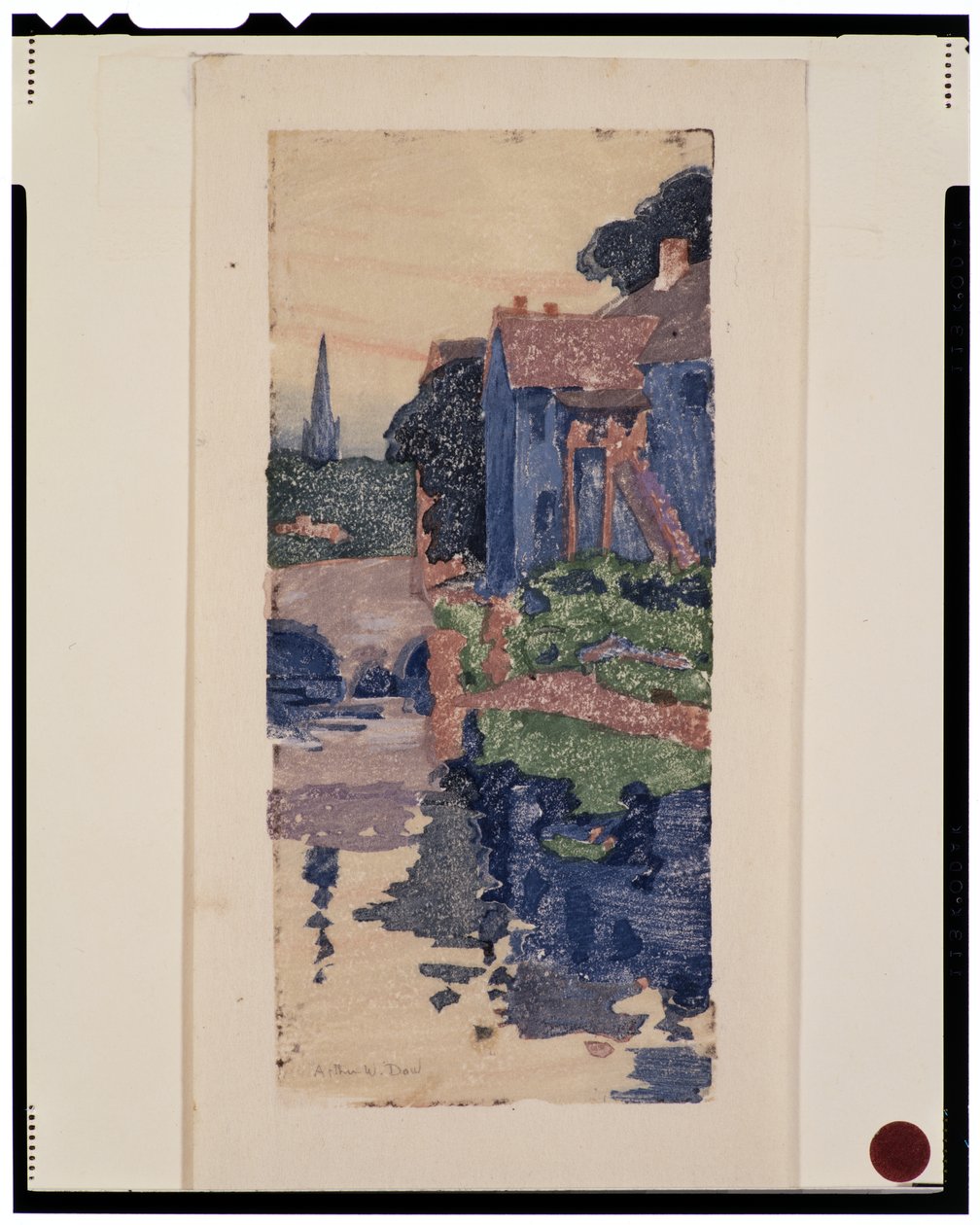Det blå huset av Arthur Wesley Dow