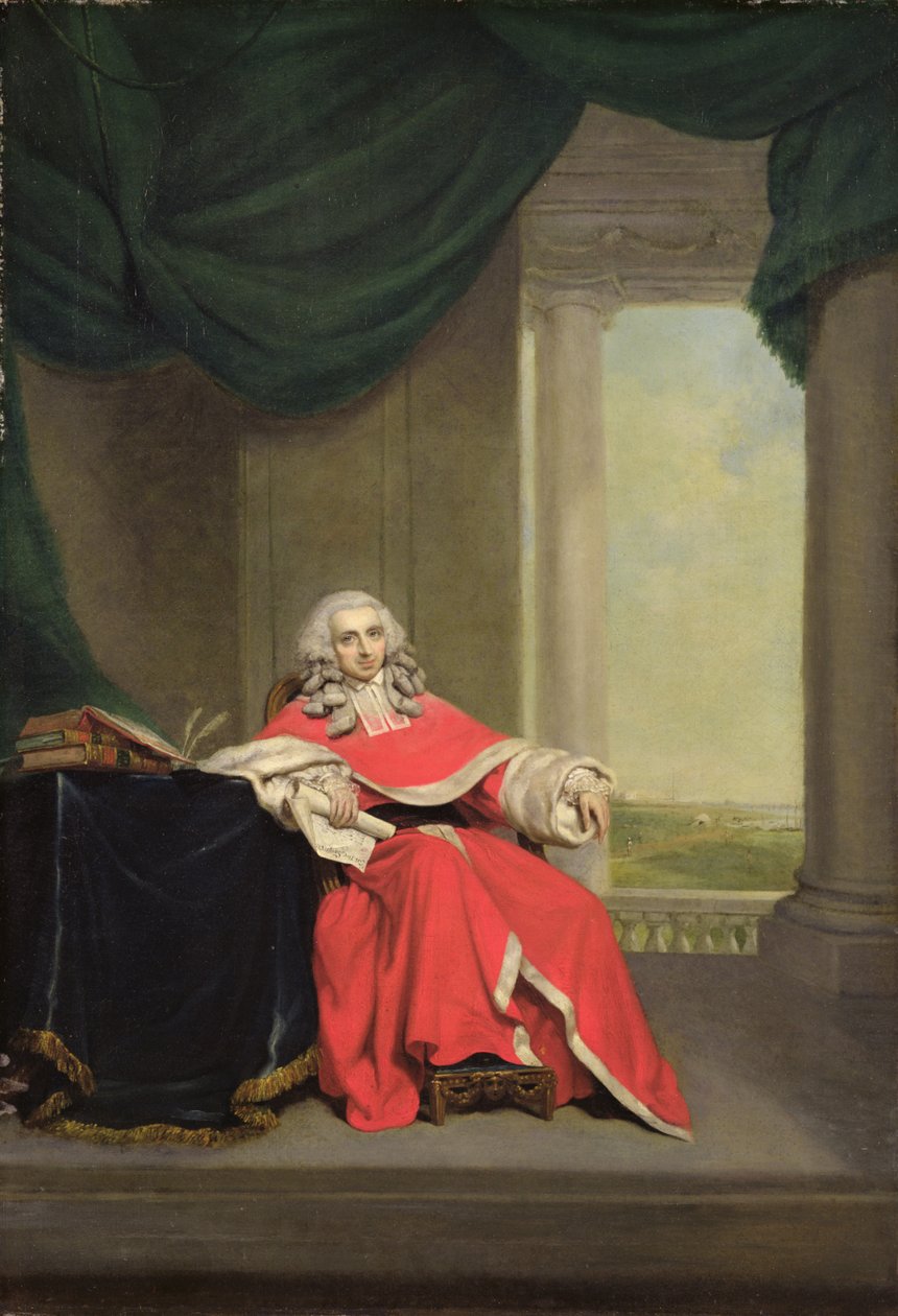 Sir Robert Chambers, ca 1789 (olja på duk) av Arthur William Devis