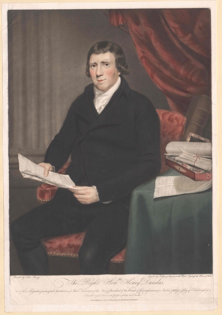 1:e viscount Melville Dundas av Artist Unknown