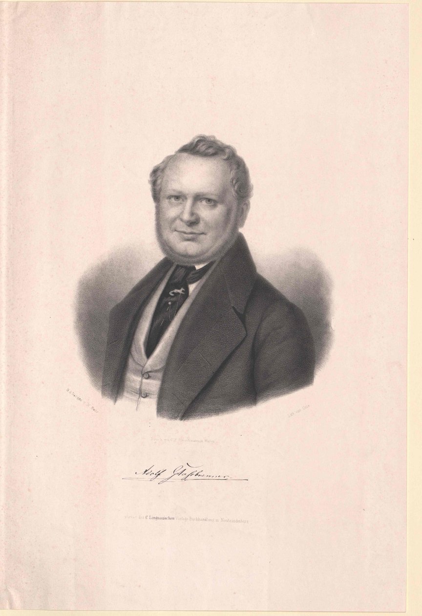 Adolf Glassbrenner av Artist Unknown