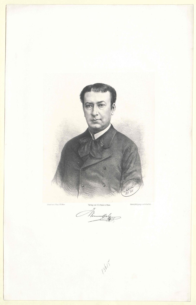 Adolf von Sonnenthal av Artist Unknown