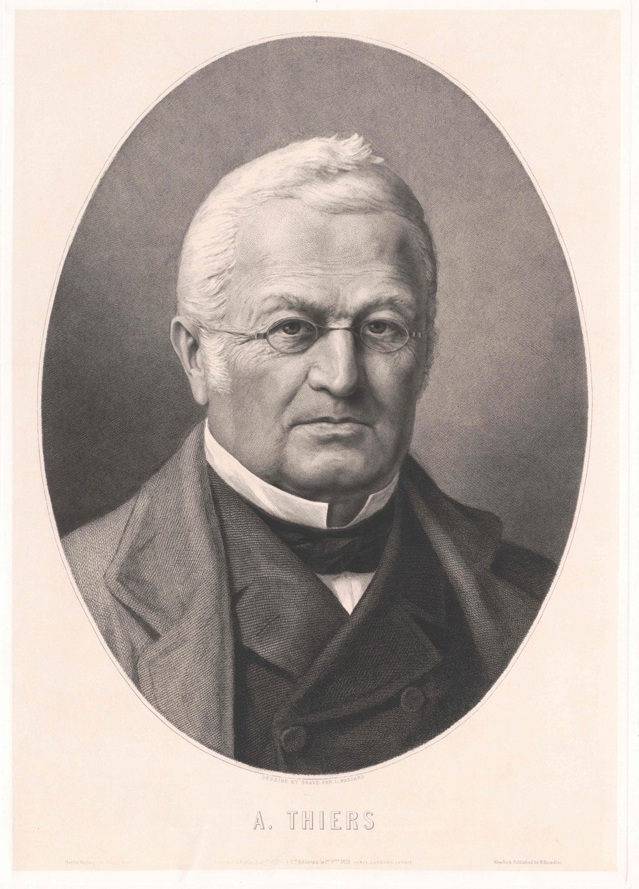 Adolphe Thiers av Artist Unknown