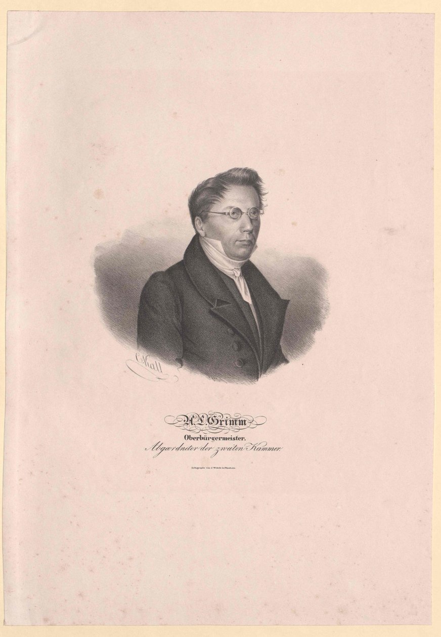 Albert Ludwig Grimm av Artist Unknown