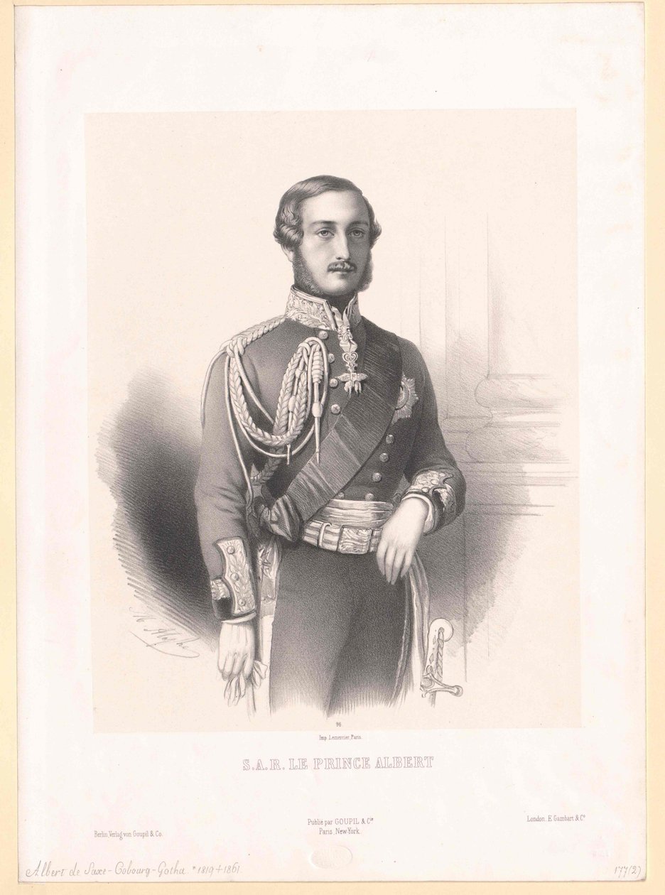 Albert, prinsgemål av England hertig av Sachsen prins av Sachsen-Coburg-Gotha av Artist Unknown