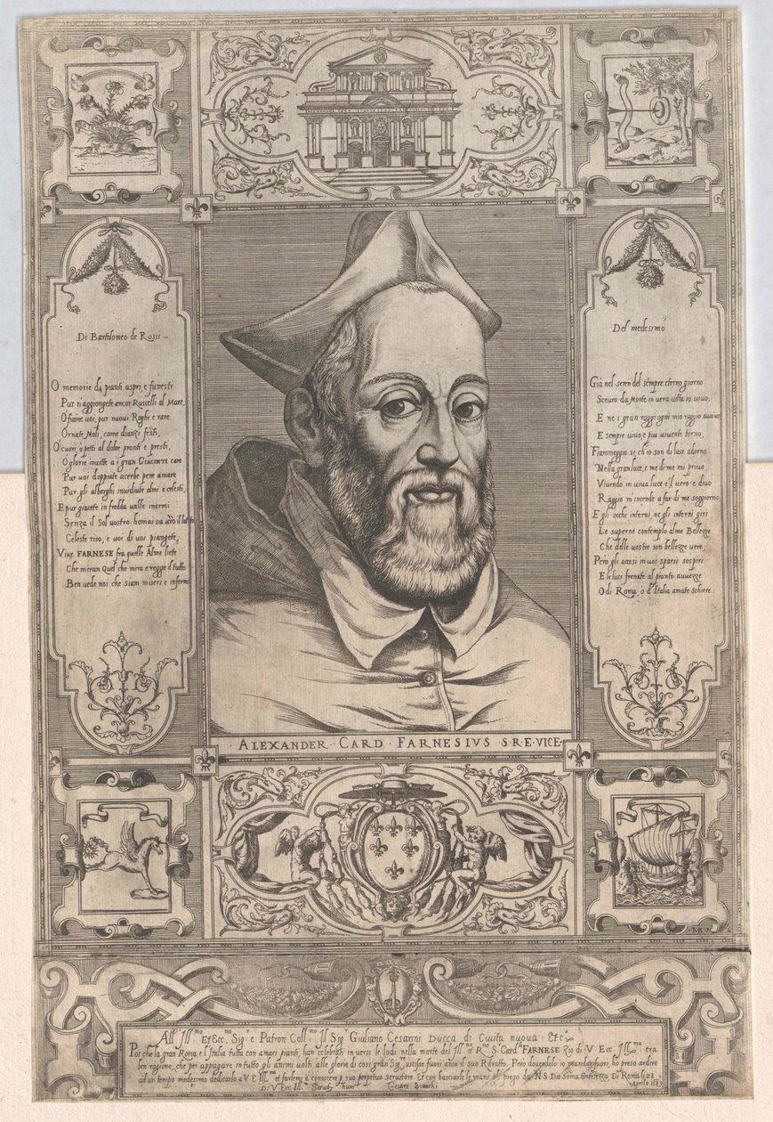 Alexander Farnese av Artist Unknown