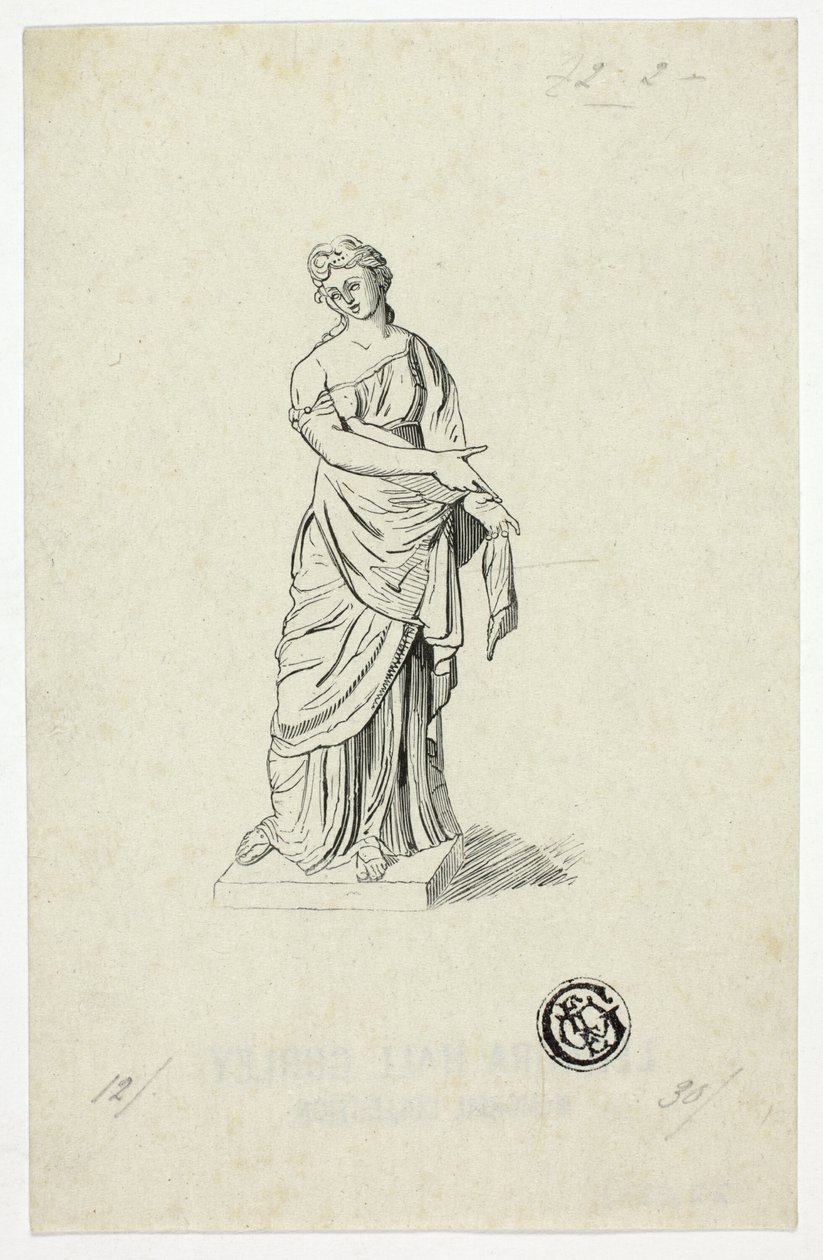 Allegorisk figur (staty) av Artist Unknown